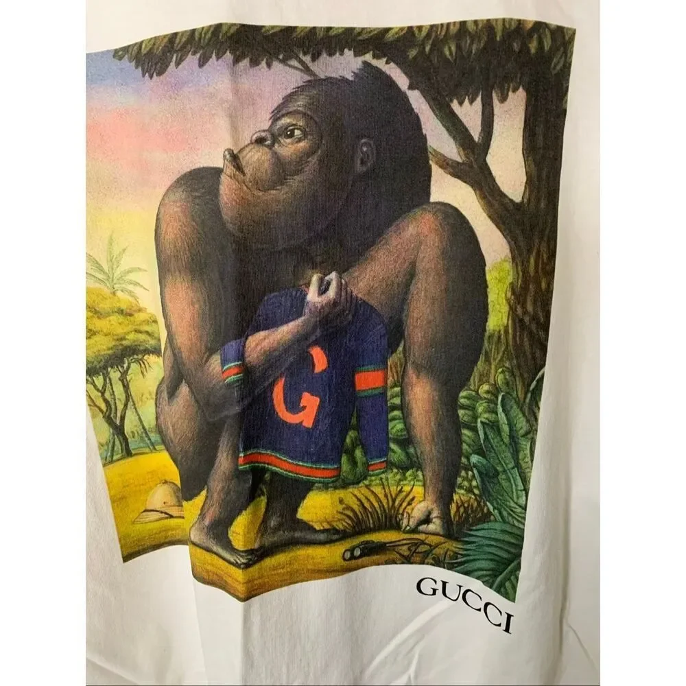 GUCCI Marc Burckhardt Luxury Garden t shirt men's size large